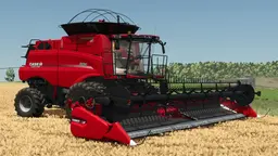 Case IH Axial Flow 6160 Automation with TerraFlex 4F35 Header