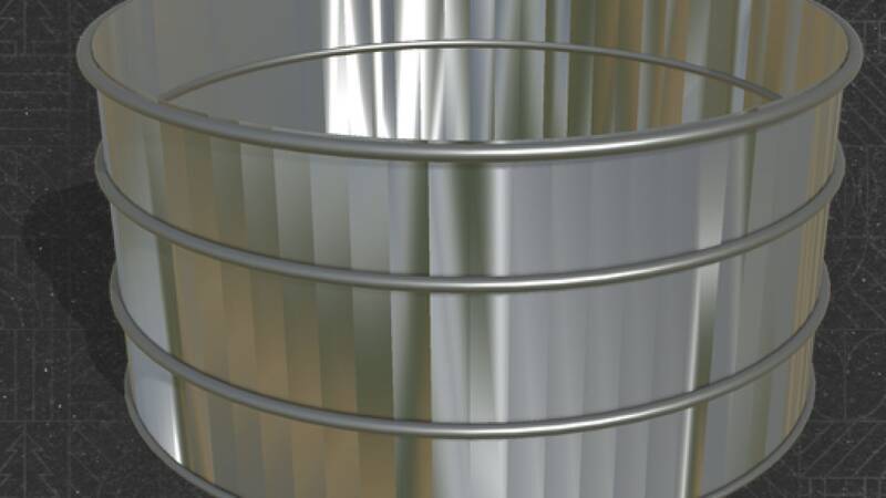 Behlen Country 4' x 2' Farmstead Round Tank (Prefab) - Thumbnail 1