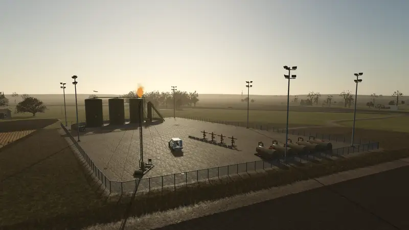 Ölfeld-Fackel mit Funktion - Thumbnail 1