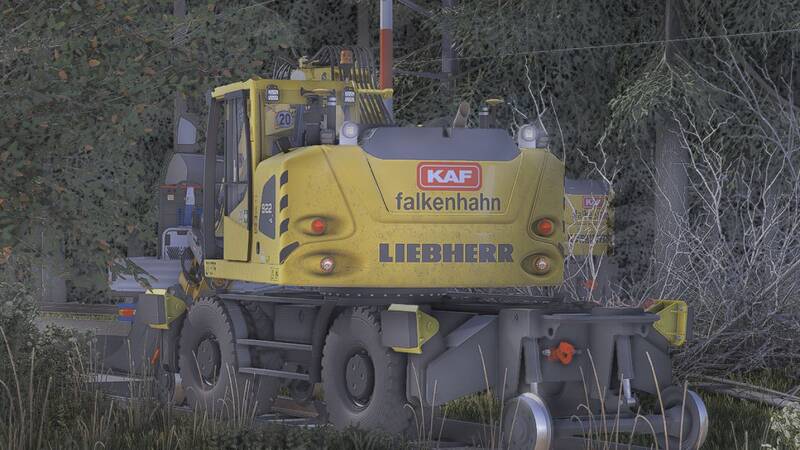 Liebherr 922 Gleisbagger - Thumbnail 1