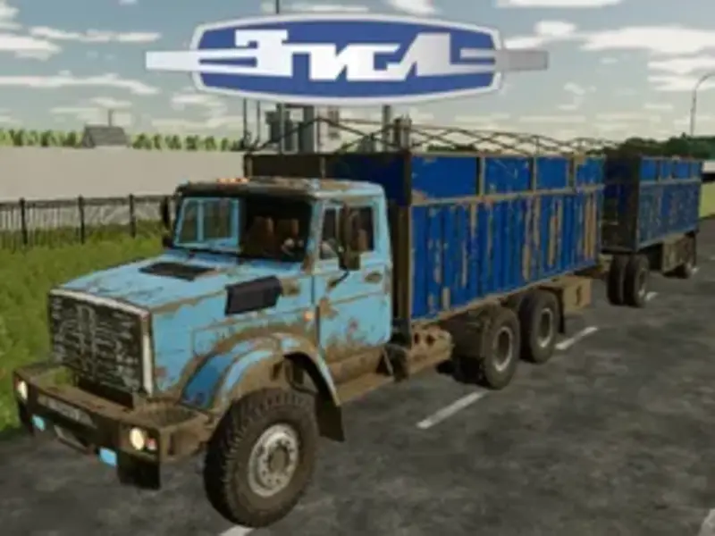 ZiL-4334 with Trailer - Thumbnail 1