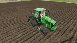John Deere 8RX Wide Tracks