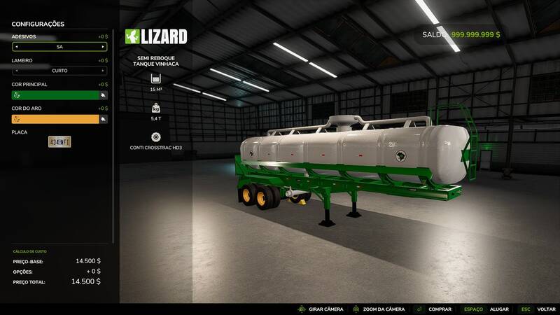 Lizard Vinasse Tank Road Train - Thumbnail 1