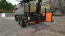 Abnehmbarer heckmontierter HIAB XS Kran