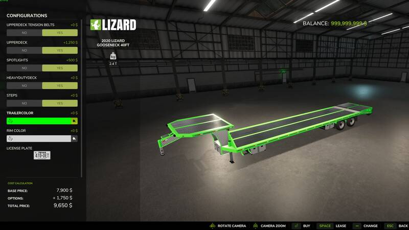 Lizard 40FT Gooseneck Equipment Trailer - Thumbnail 1