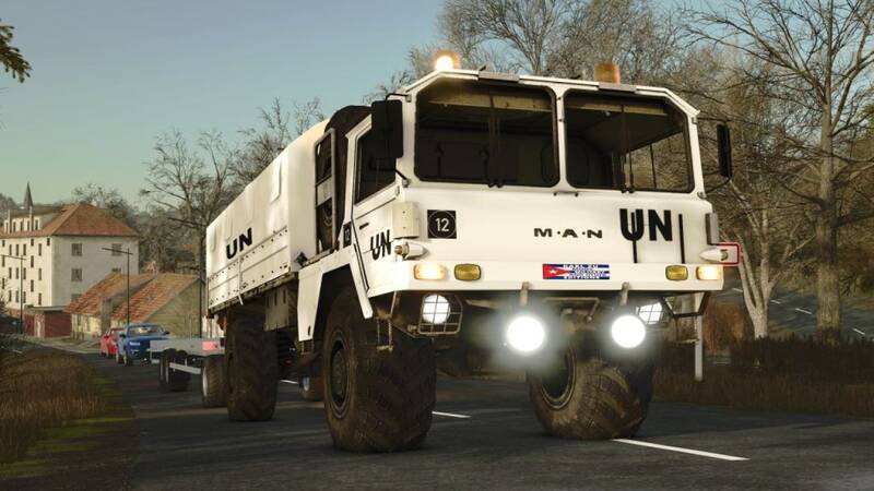 MAN 8x8 Schwerlast-LKW (UN-Konfiguration)