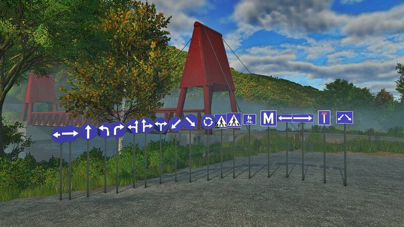 Norwegian Road Sign Pack Placeable - Thumbnail 1