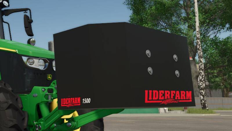 LiderFarm 1500 Frontgewicht - Thumbnail 1