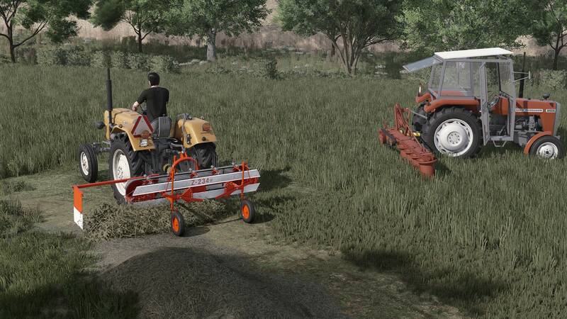 Agromet Z-234 Belt Rake - Thumbnail 1