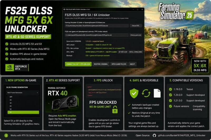 DLSS MFG 5X / 6X Unlocker - Thumbnail 1
