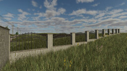 Concrete Brick Fence