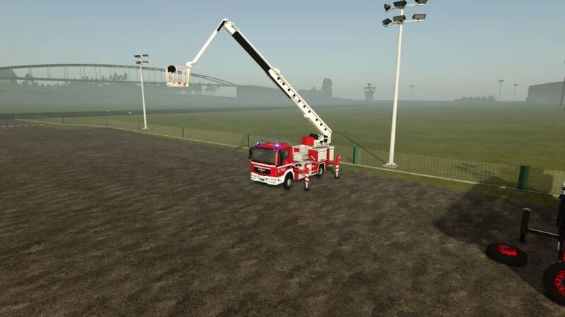 MAN TGM Fire Department Aerial Ladder Truck - Thumbnail 1