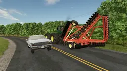John Deere 8850 Kinze Repower with Degelman Dozer Blade
