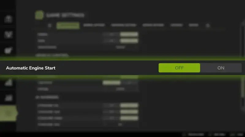 Disable Automatic Engine Start - Thumbnail 1