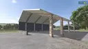 Französische Lagerhalle