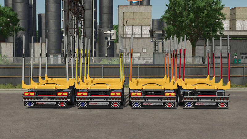 Riedler RUZ220-L Timber Trailer - Thumbnail 1