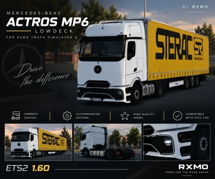 Mercedes Actros MP6 Lowdeck Chassis - Thumbnail 1