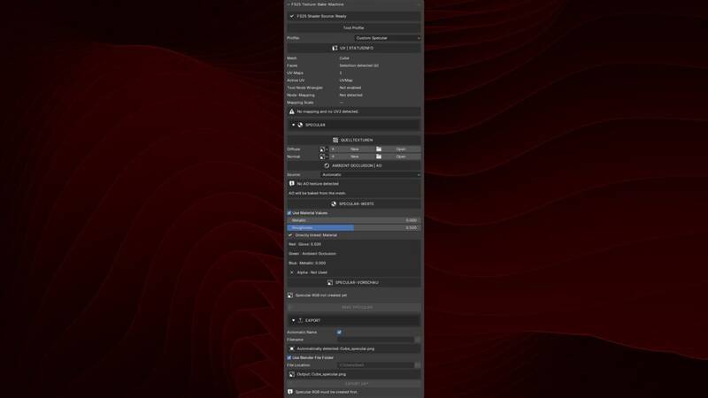 Blender Addon – Texture Bake Machine - Thumbnail 1