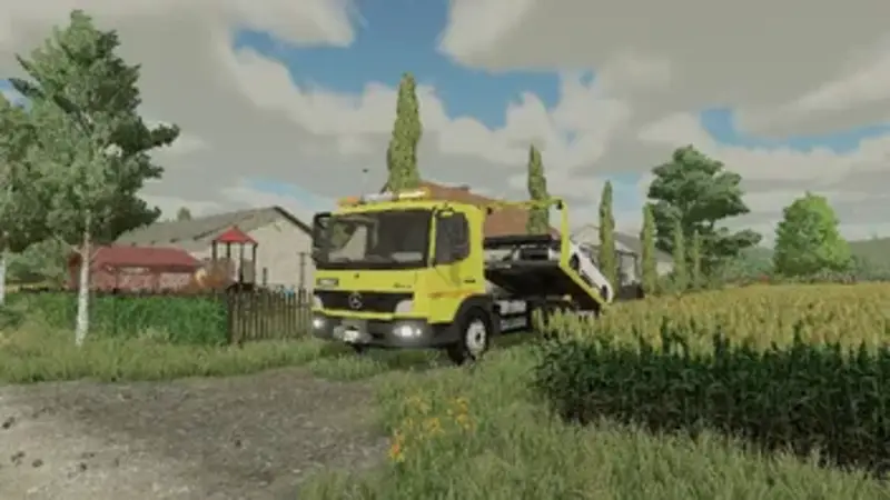Mercedes Benz Atego 1222 Tow Truck - Thumbnail 1