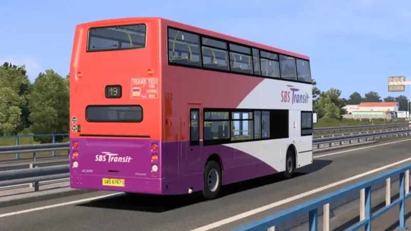 SBS Transit Lackierung für Alexander ALX400 - Thumbnail 1
