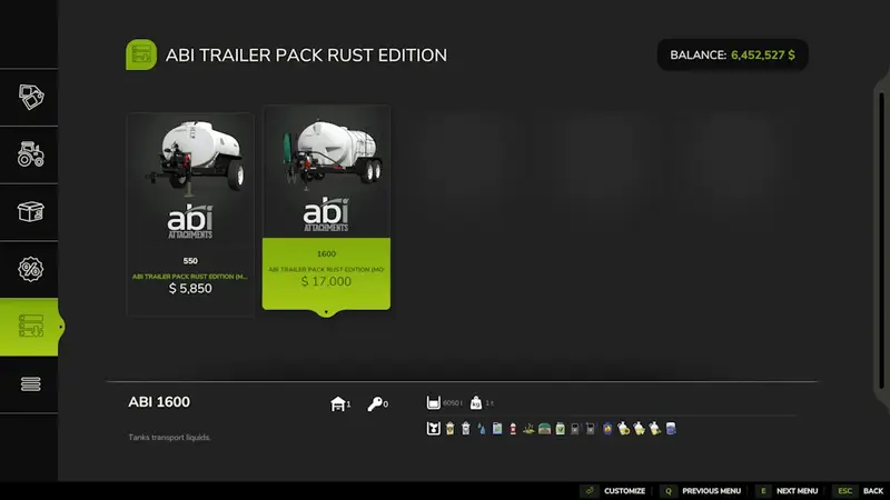 ABI Trailer Pack Rust Edition - Thumbnail 1