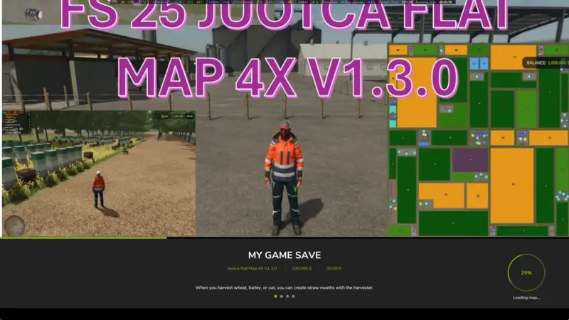 AutoDrive Kurs – Juotca Flat Map 4x