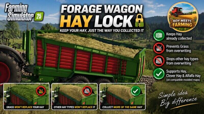 Ladewagen-Heu-Sperre - Thumbnail 1