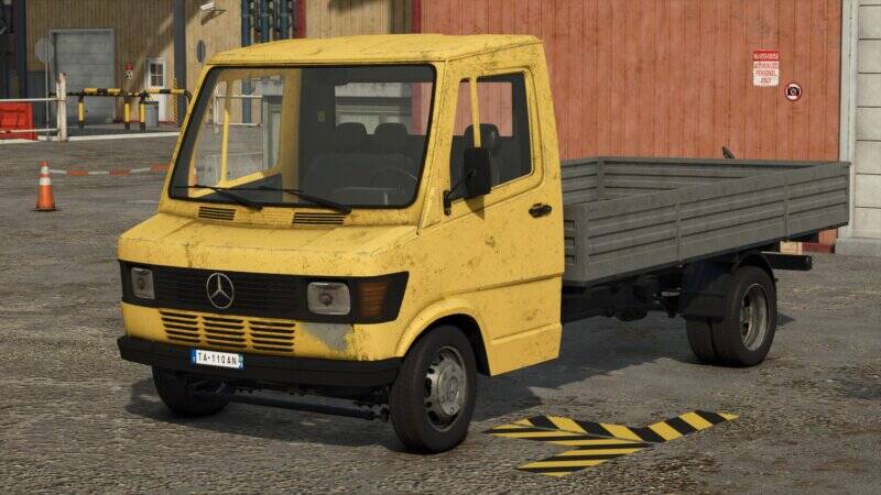 Mercedes-Benz D310 Flatbed Truck - Thumbnail 1