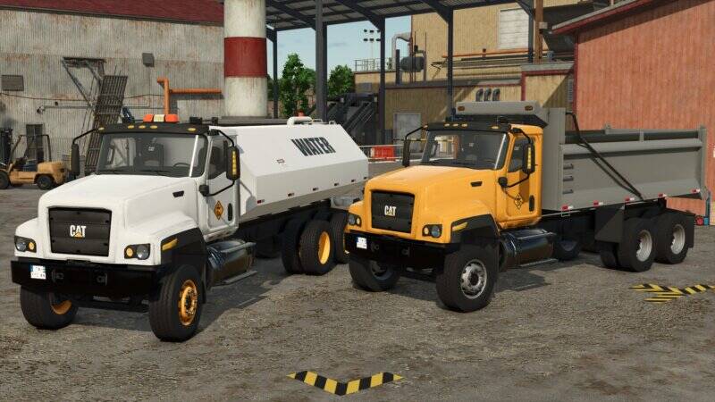 CAT 681 Dump Truck & Water Tanker - Thumbnail 1