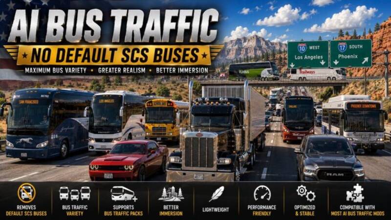 AI Traffic - No Default SCS Buses - Thumbnail 1
