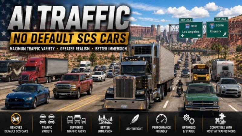 AI Traffic - No Default SCS Cars - Thumbnail 1