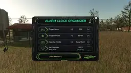 Farmer's Alarm Clock Organizer