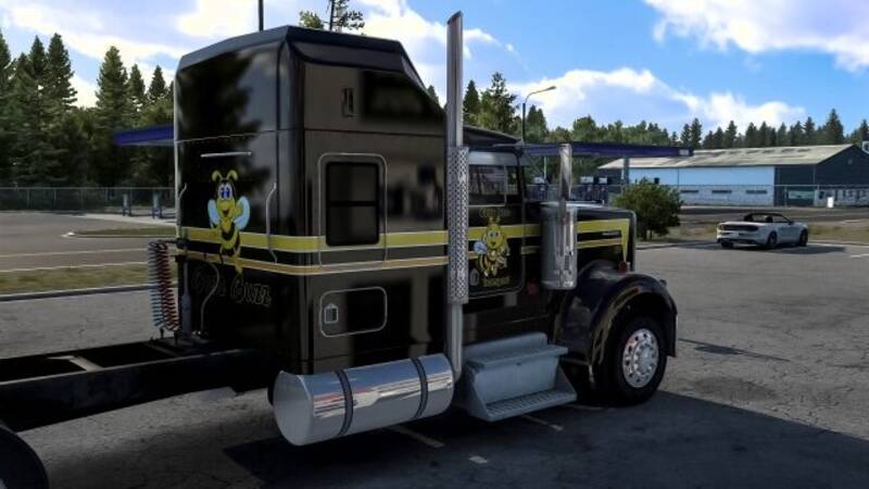 Busy Bee Transport Skin for Outlaw's W900 - Thumbnail 1