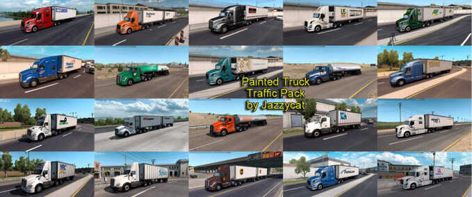 Painted Truck Traffic Pack by Jazzycat thumbnail 5