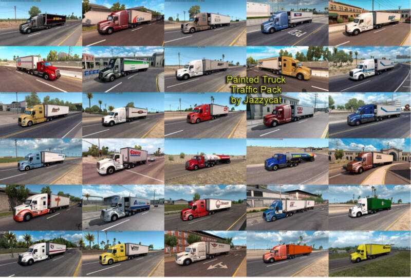 Painted Truck Traffic Pack by Jazzycat thumbnail 2