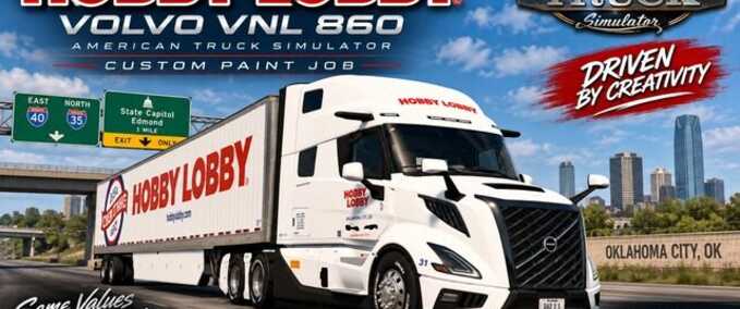 Hobby Lobby Skin for Volvo VNL 860 thumbnail 3