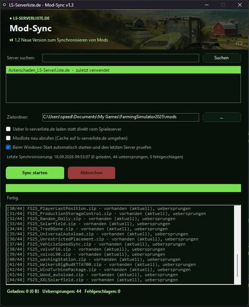 Mod Synchronisations Tool - Thumbnail 1