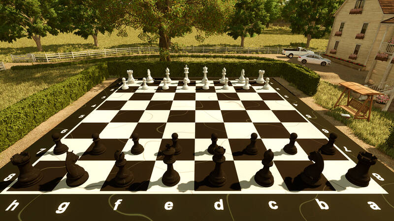 Playable Garden Chess Set - Thumbnail 1