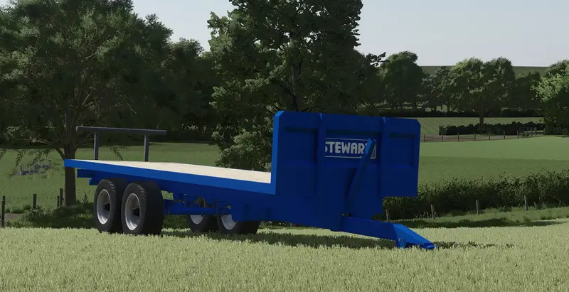 Stewart GX 15 FT Flatballen-Anhänger - Thumbnail 1