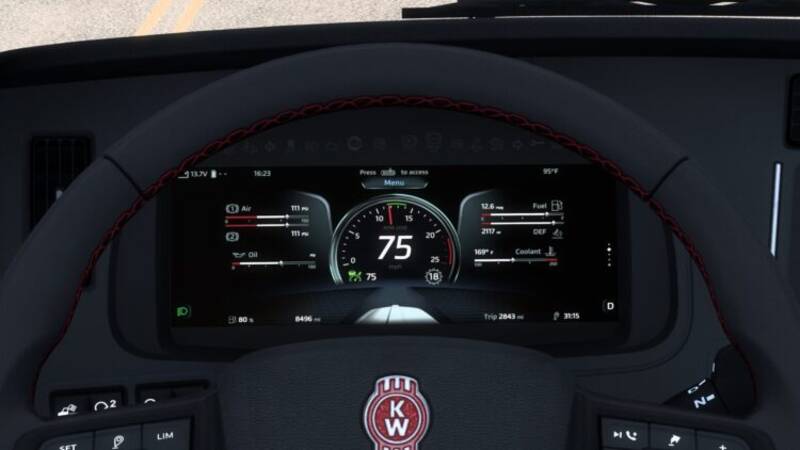 Kenworth T680 Next Gen Improved Dashboard - Thumbnail 1