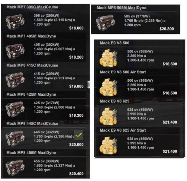 Mack Engines Pack thumbnail 2