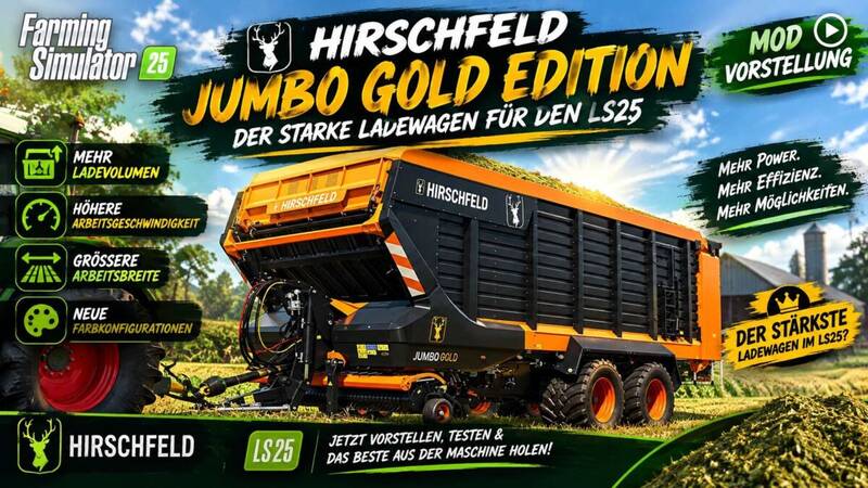 Krone Jumbo Gold Hirschfeld Edition