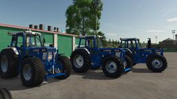 Ford 8000 mit Frontschild