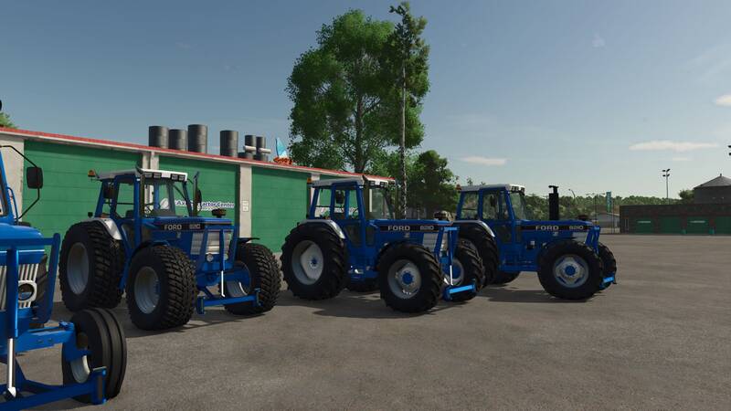 Ford 8000 mit Frontschild - Thumbnail 1