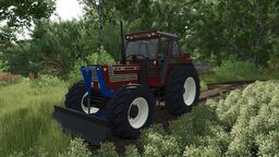 Fiatagri 140-90 mit Frontplanierschild