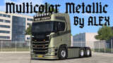 MultiColor Metallic Scania S and R Skin Mod Thumbnail