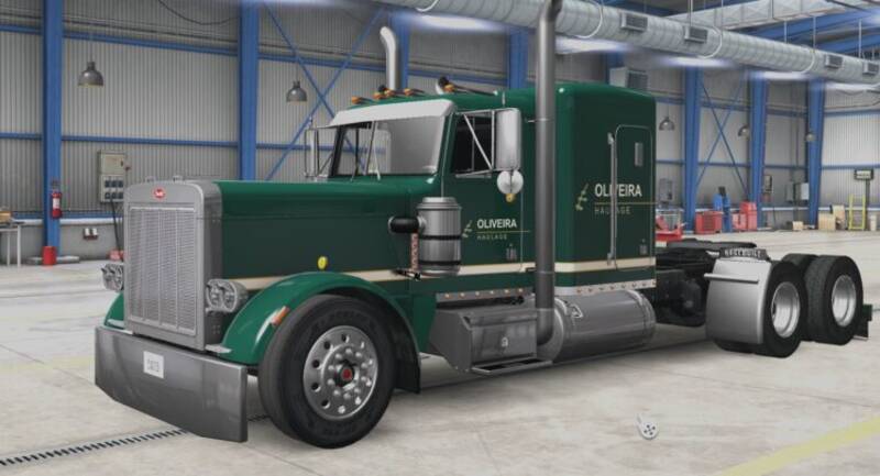 Oliveira Haulage Skin for Peterbilt 359 Outlaw - Thumbnail 1