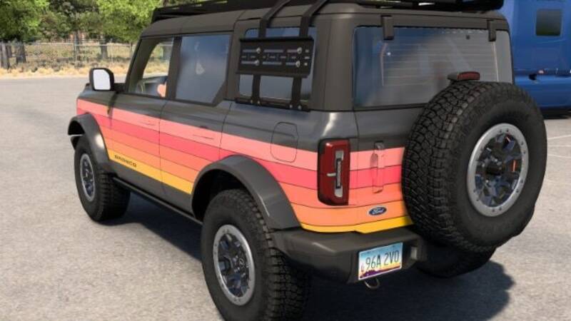 Ford Bronco 2024 – Retro Sunset Skin thumbnail 2