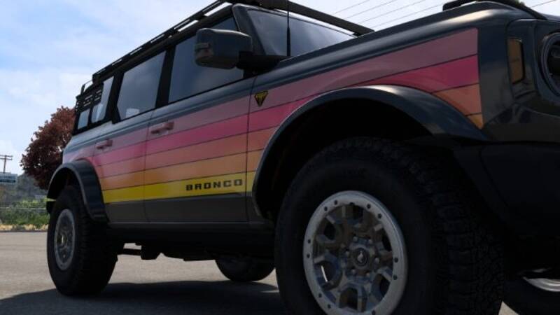 Ford Bronco 2024 – Retro Sunset Skin - Thumbnail 1
