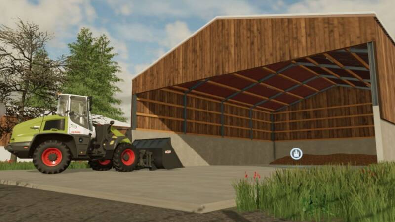 Covered Wooden Manure Storage - Thumbnail 1